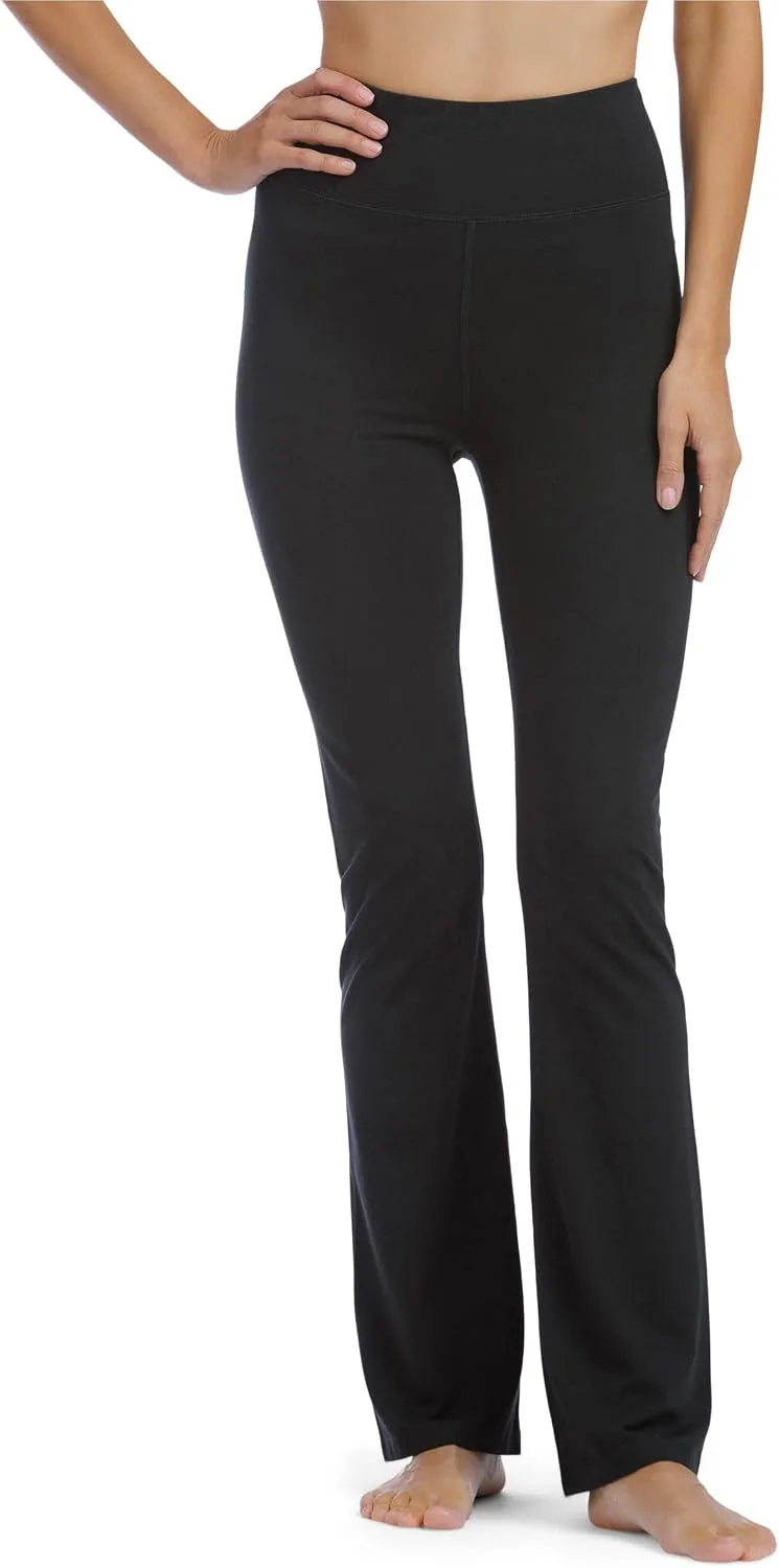 Fishers Finery Ecofabric high waisted bootcut yoga pants