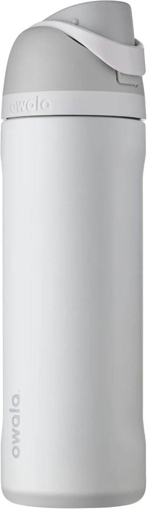 The Owala FreeSip stainless steel water bottle. 7 Best Water Bottles for Yoga for Yogis Who Want Easy Hydration Without Leaks