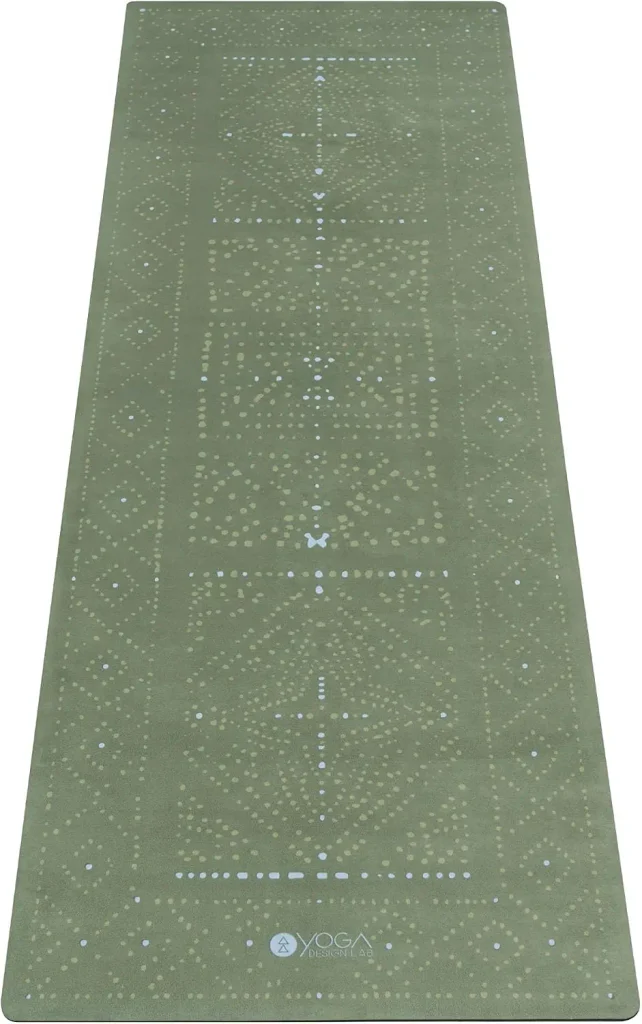 The Yoga Design Lab Combo yoga mat in sage green shown flat as its main Amazon listing image. Best Yoga Mats for Sweaty Hands: 8 Picks That Improve Grip Through Hot, Humid Sessions
